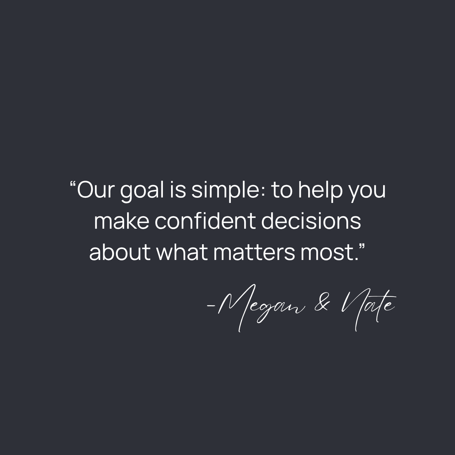 Megan & Nate Quote
